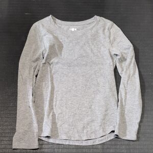 Kids Gray Long Sleeve Shirt